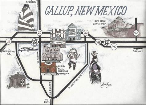 gallup new mexico hotels map